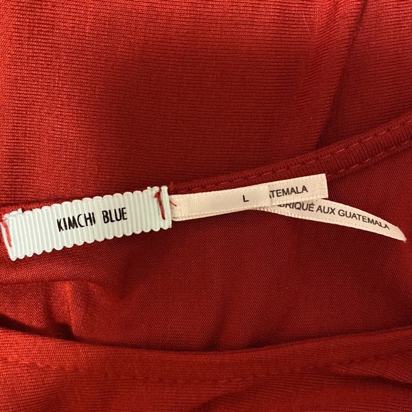 Burnt orange long sleeve top - Picture 3 of 4